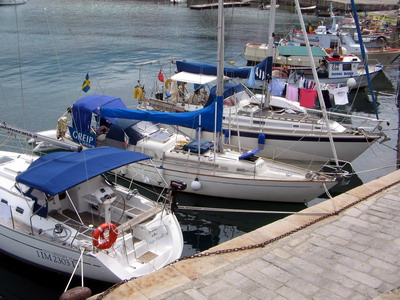 Greip och Aquatint i Marciana Marina